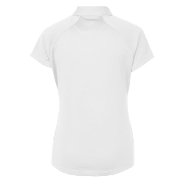 Women's Cutter & Buck White Fanatics Corporate Forge Stretch Polo - Image 7