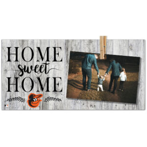 Baltimore Orioles 6'' x 12'' Home Sweet Home Clip Frame