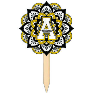 Appalachian State Mountaineers 18'' x 12'' Mandala Yard Stake
