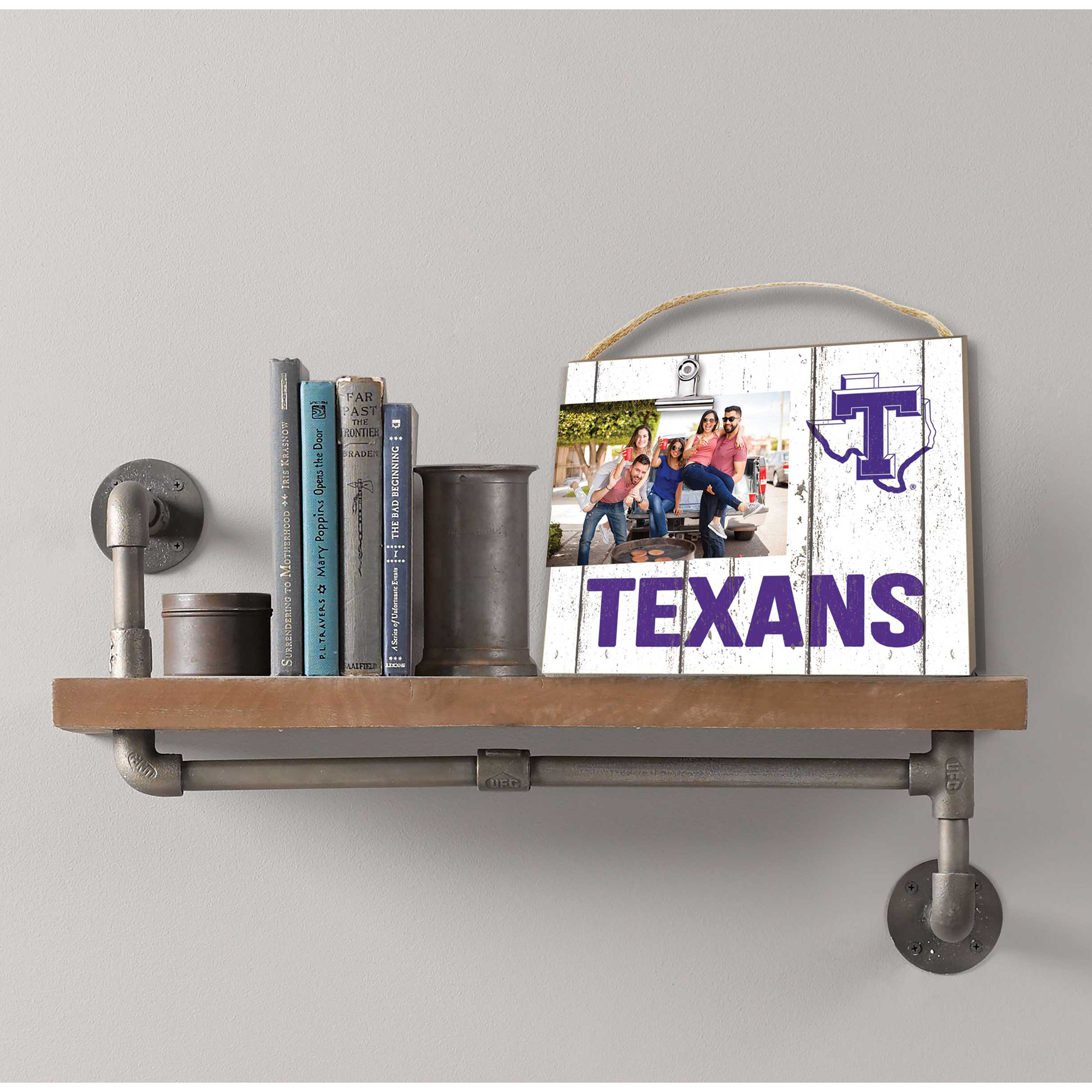 Tarleton State Texans 8'' x 10'' Weathered Clip It Frame - Image 5