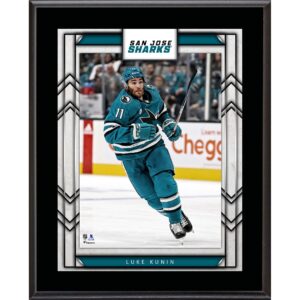 Luke Kunin San Jose Sharks 10.5" x 13" Sublimated Player Plaque