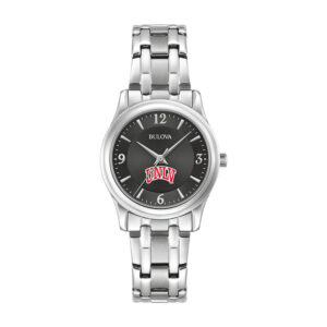 Women's Bulova Black UNLV Rebels Stainless Steel Corporate Collection Watch