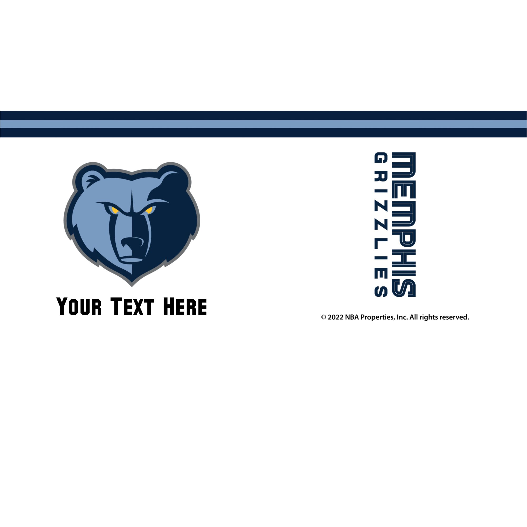 Tervis Memphis Grizzlies 20oz. Personalized Arctic Stainless Steel Tumbler - Image 7