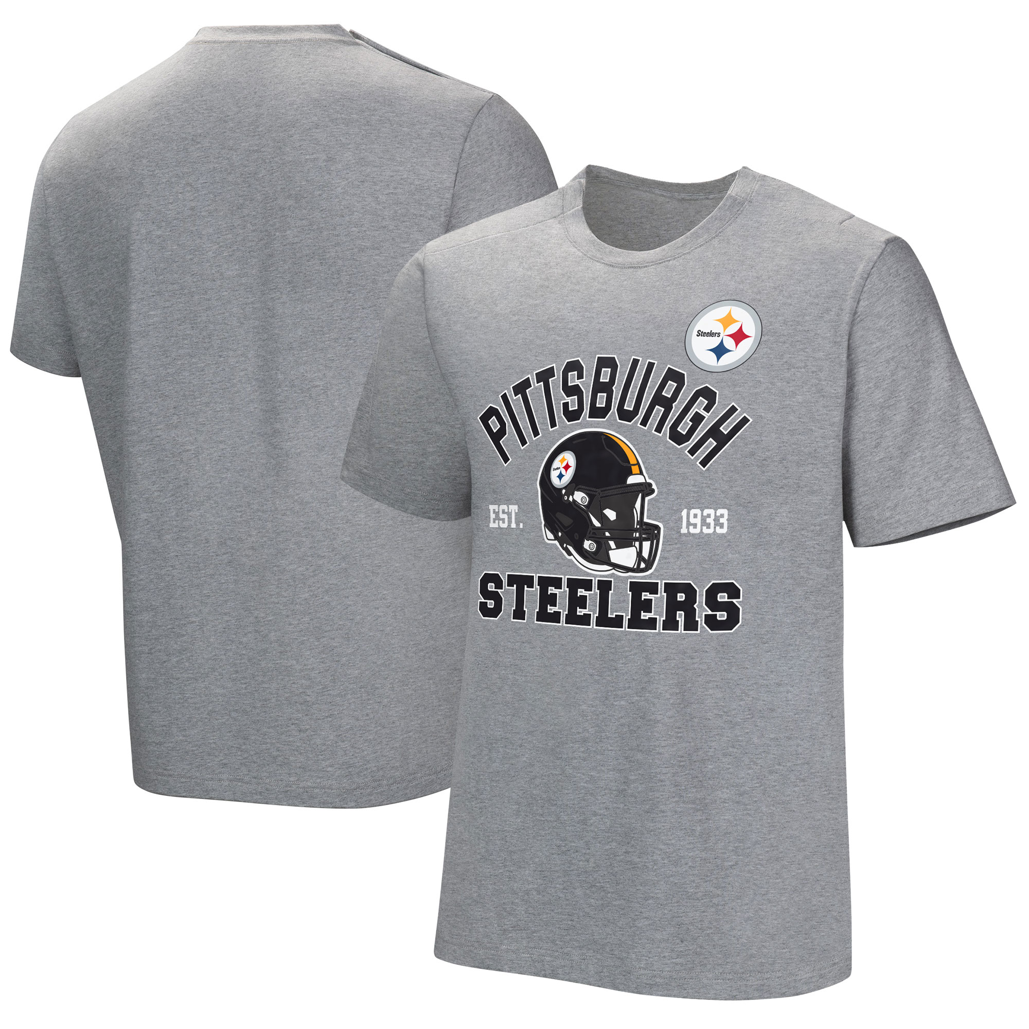 Men's Gray Pittsburgh Steelers Tackle Adaptive T-Shirt - Image 5