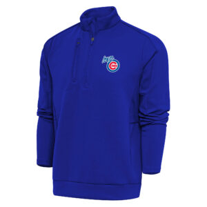 Men's Antigua  Royal Iowa Cubs Generation Quarter-Zip Pullover Top