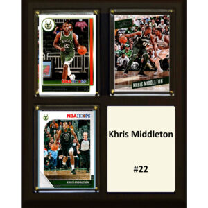 Khris Middleton Milwaukee Bucks 8" x 10" Trading Card Plaque