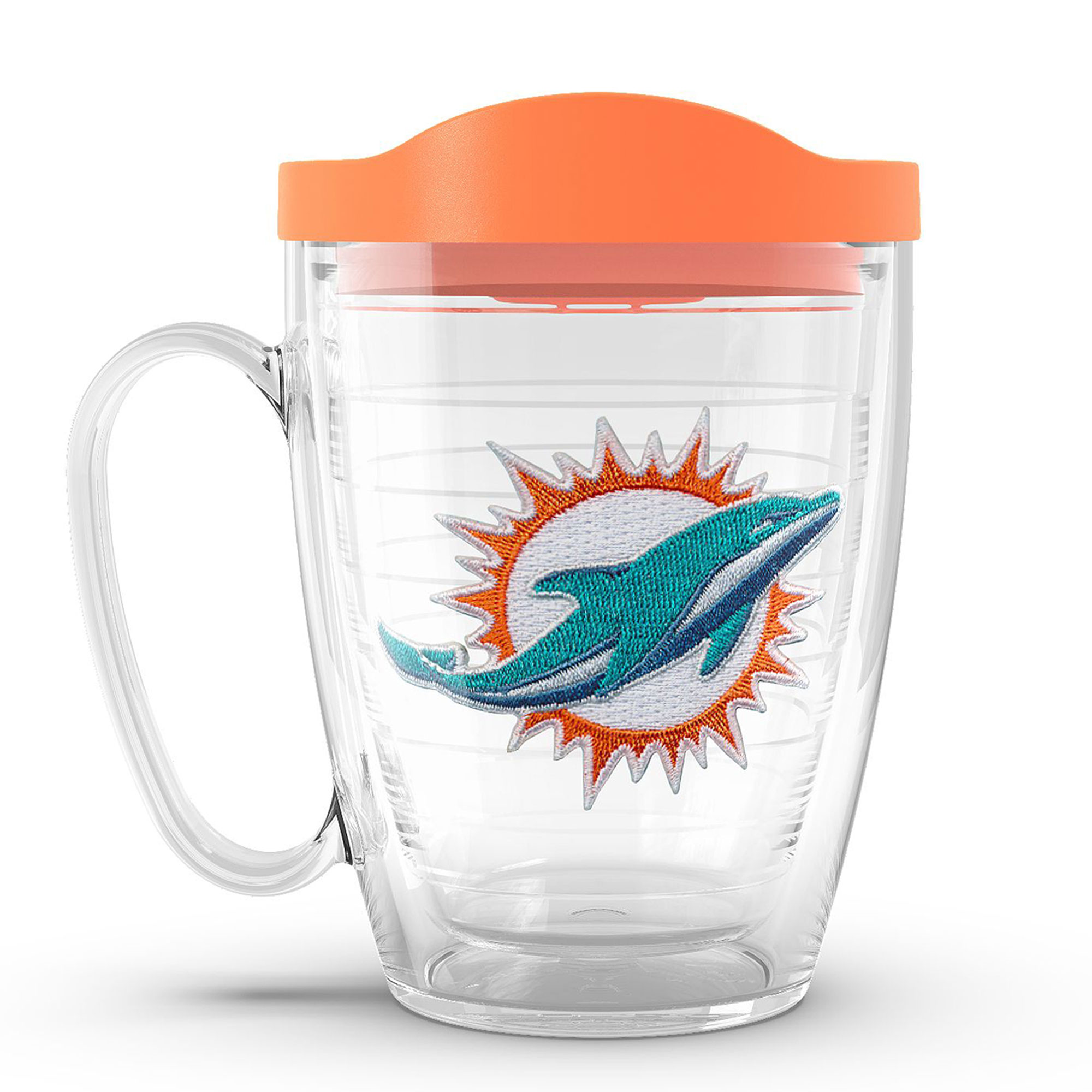Tervis Miami Dolphins 16oz. Emblem Classic Mug with Lid - Image 3