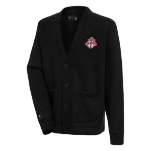 Men's Antigua Black Toronto FC Victory Cardigan