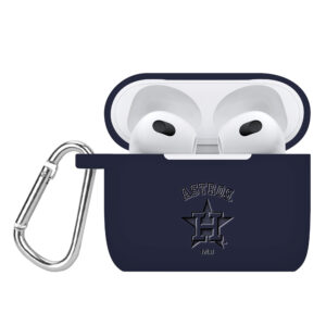 Houston Astros Debossed Silicone AirPods Gen Three Case Cover