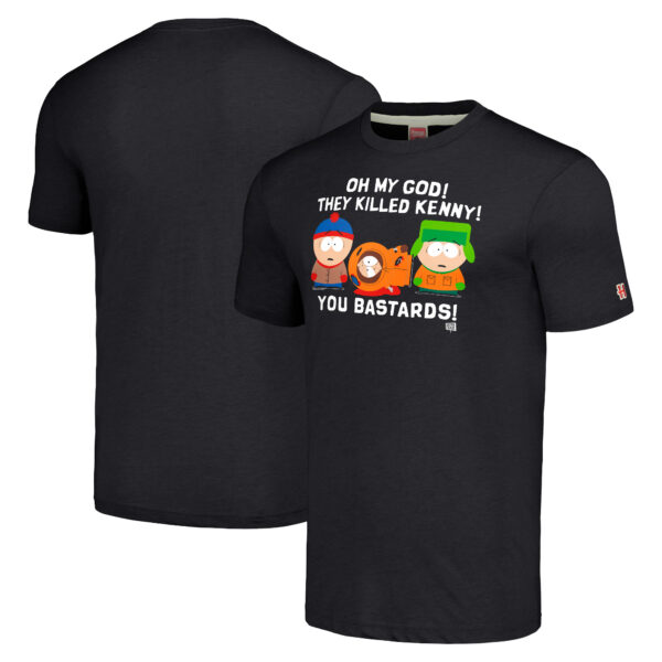Unisex Homage  Charcoal South Park They Killed Kenny Graphic Tri-Blend T-Shirt