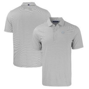 Men's Cutter & Buck  Gray/White Southern University Jaguars Big & Tall Forge Eco Double Stripe Stretch Recycled Polo