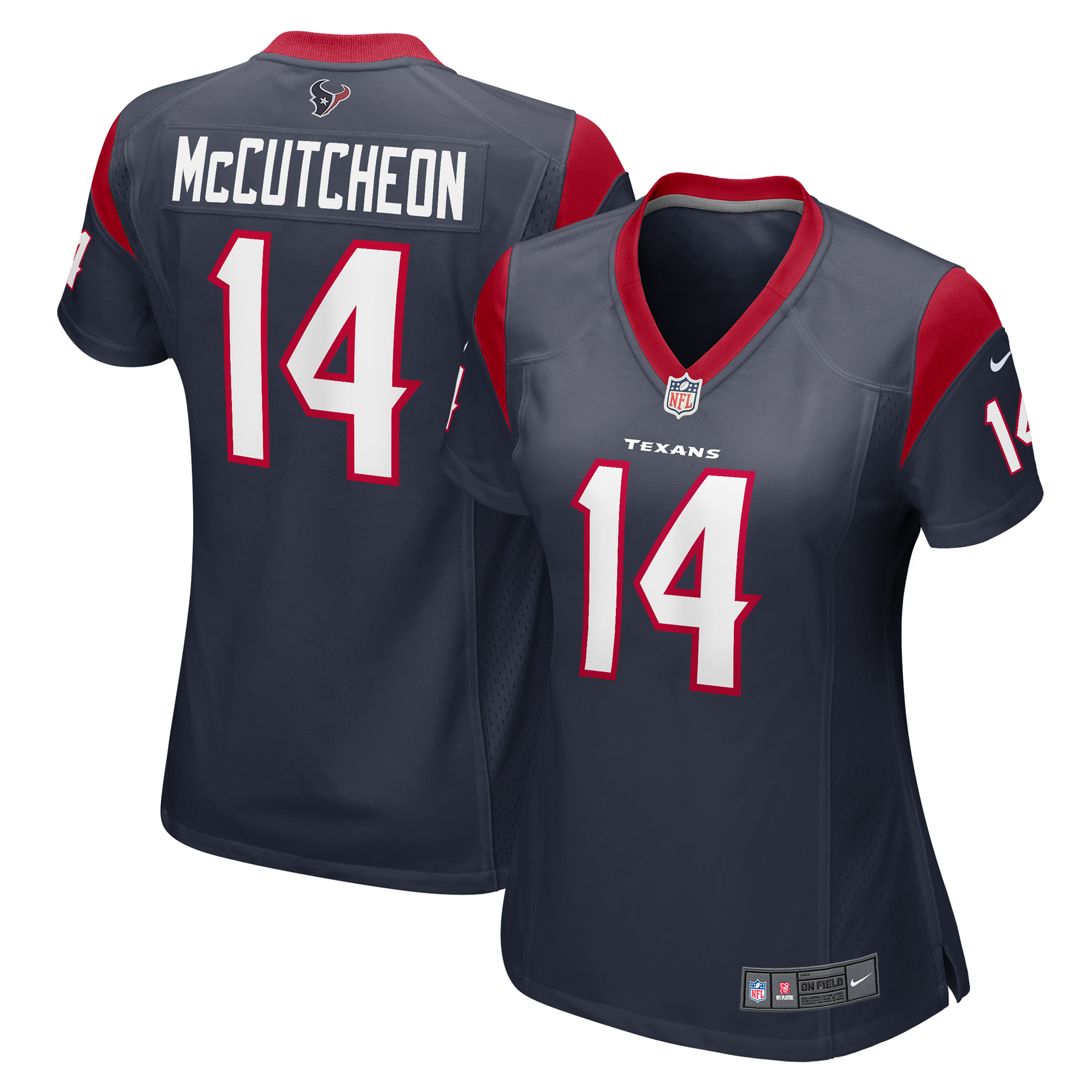 Women's Nike Lance McCutcheon Navy Houston Texans Team Game Jersey
