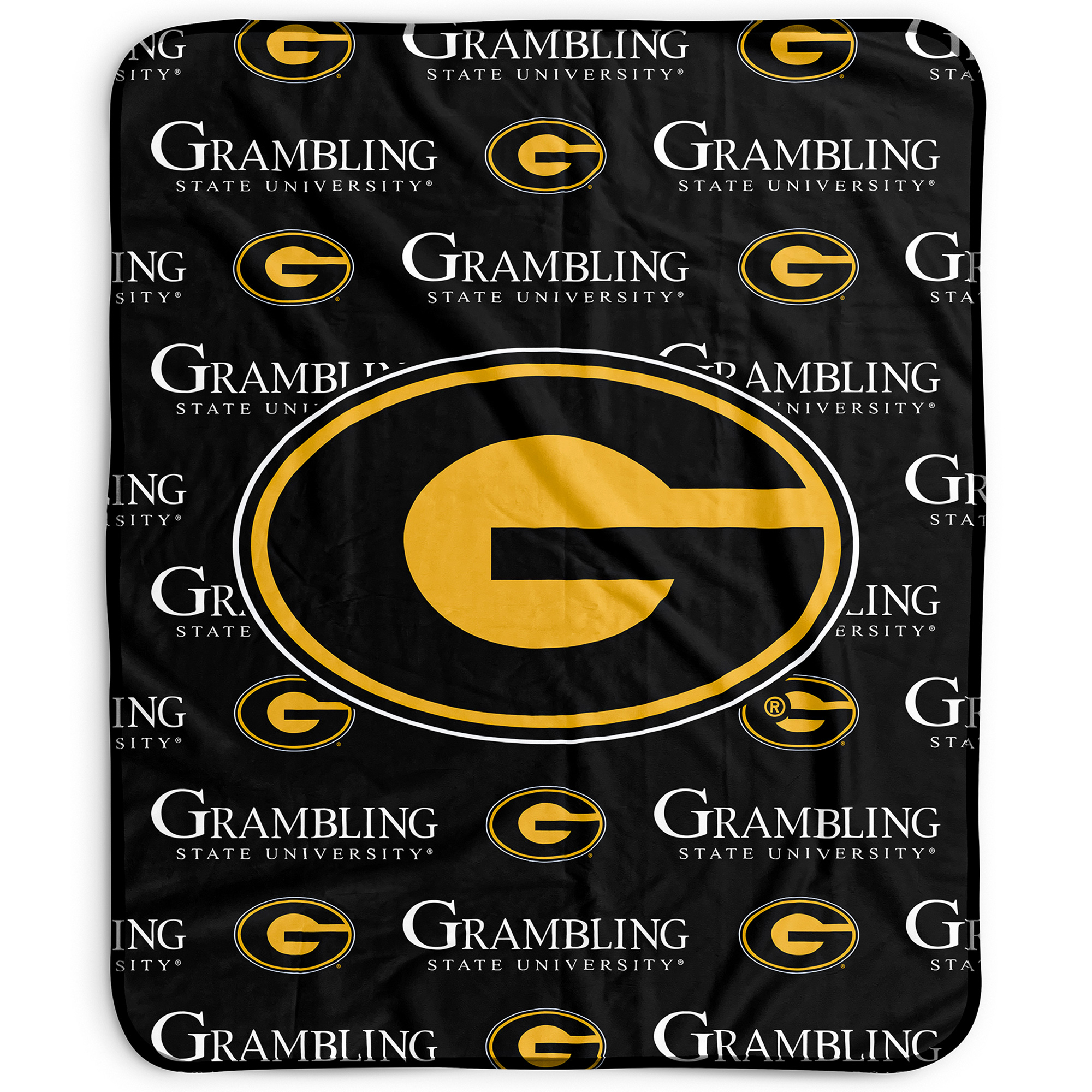 Pegasus Grambling Tigers 50" x 60" Repeat Wordmark Fleece Blanket