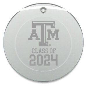 Texas A&M Aggies Class of 2024 3'' x 3'' Circle Ornament