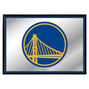 Golden State Warriors 27" x 19" Framed Mirrored Wall Sign