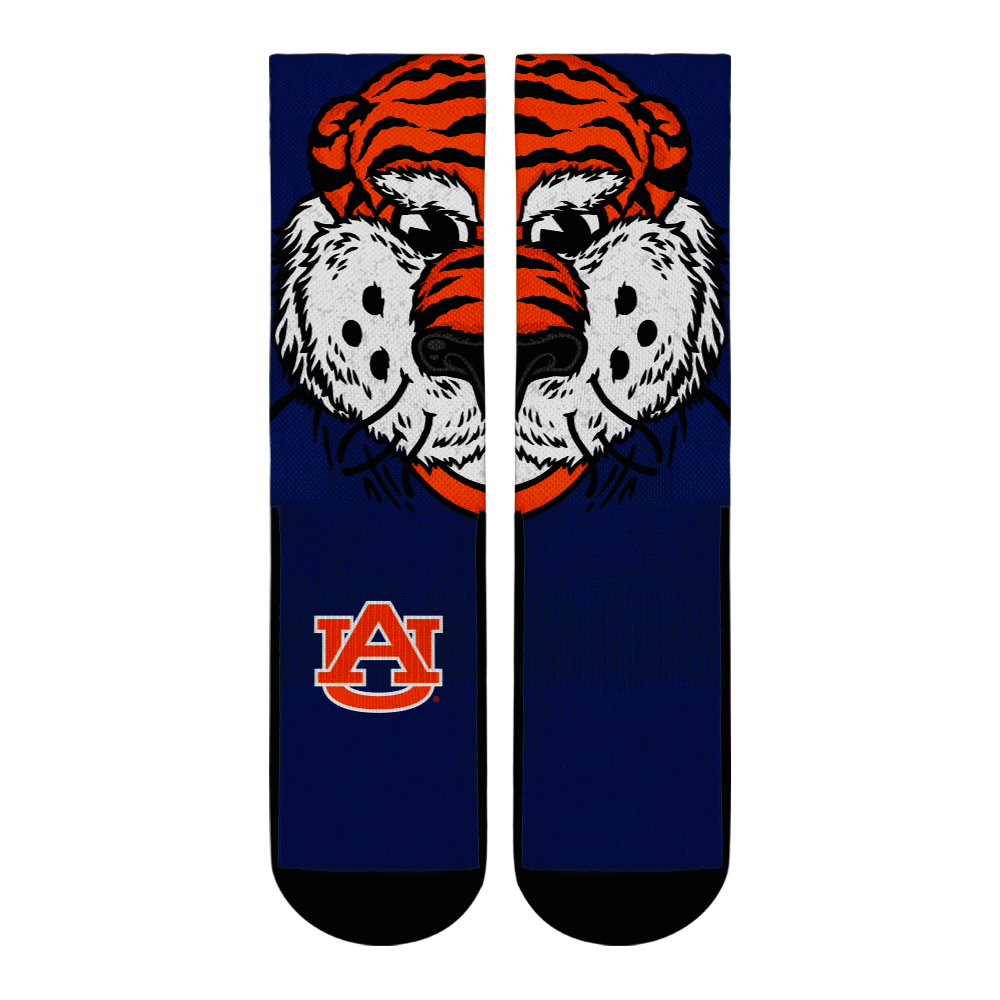 Unisex Rock Em Socks Auburn Tigers Fan Favorite Three-Pack Crew Sock Set - Image 8