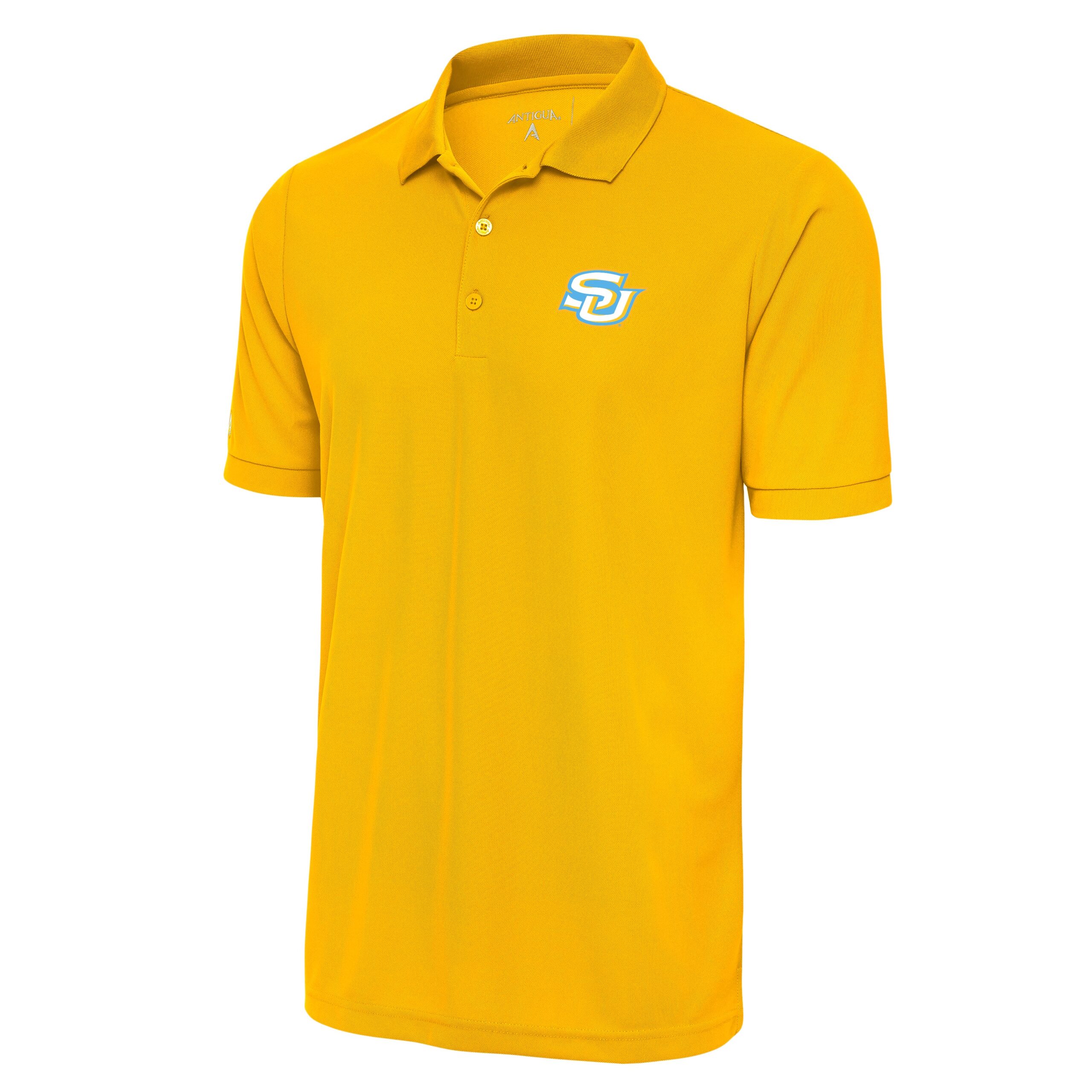 Men's Antigua Gold Southern University Jaguars Legacy Pique Polo