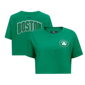 Women's Pro Standard  Kelly Green Boston Celtics Boxy T-Shirt