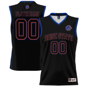 Men's GameDay Greats  Black Boise State Broncos NIL Pick-A-Player Lightweight Basketball Jersey