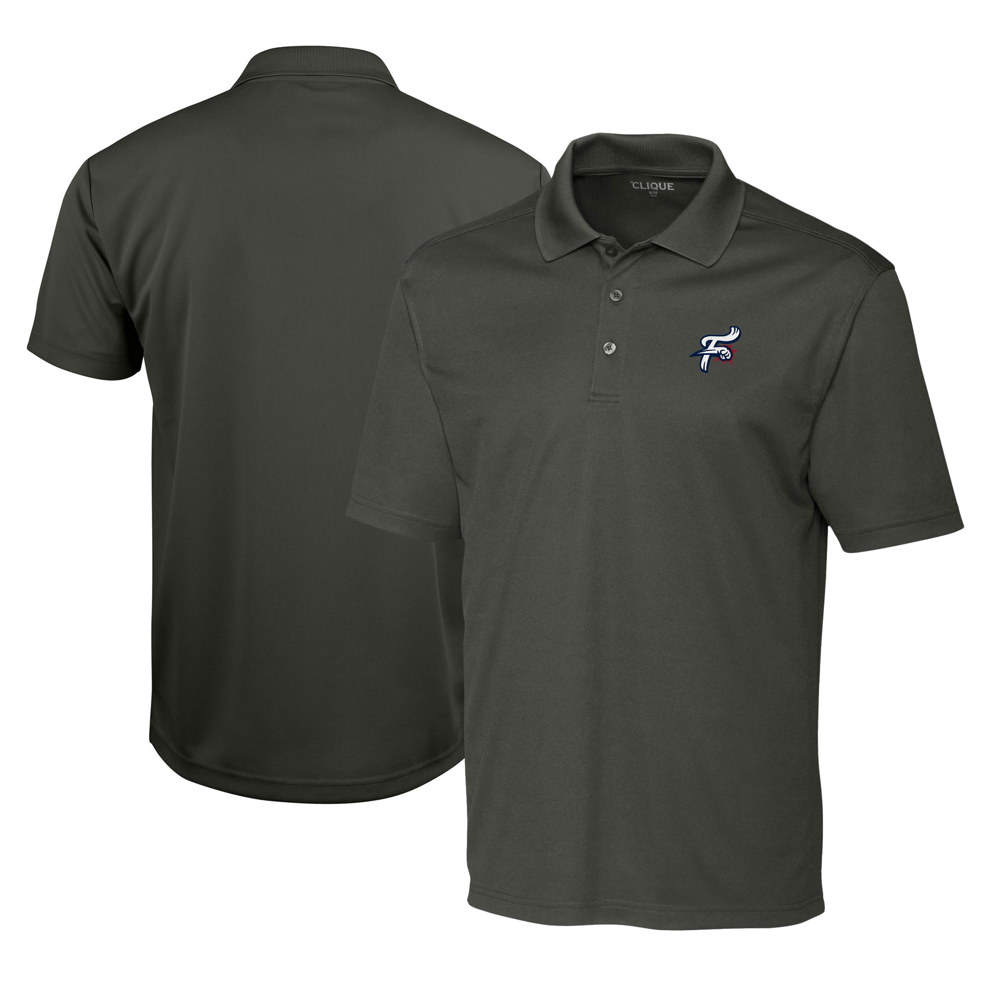 Men's Cutter & Buck Steel Reading Fightin Phils Clique Spin Eco Performance Pique Polo - Image 2