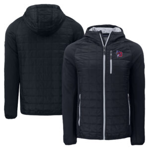 Men's Cutter & Buck  Black Buffalo Bisons Rainier Primaloft Eco Full-Zip Hybrid Jacket