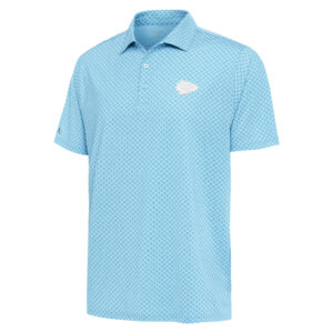 Men's Antigua Blue Kansas City Chiefs Dawdle Polo