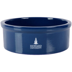 Navy Howard Bison 7" Pet Bowl
