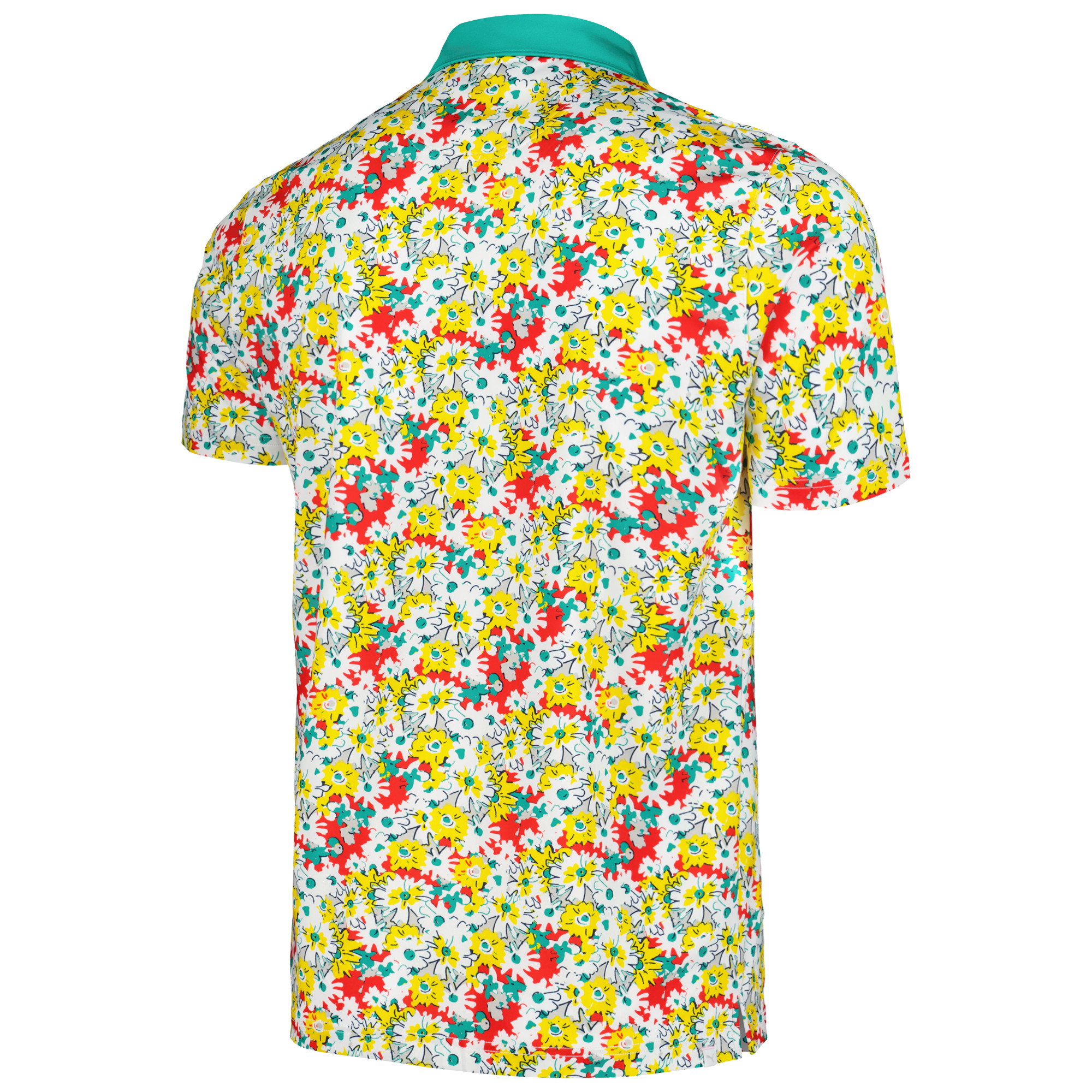 Men's Puma Green Arnold Palmer Invitational Floral MATTR Polo - Image 8