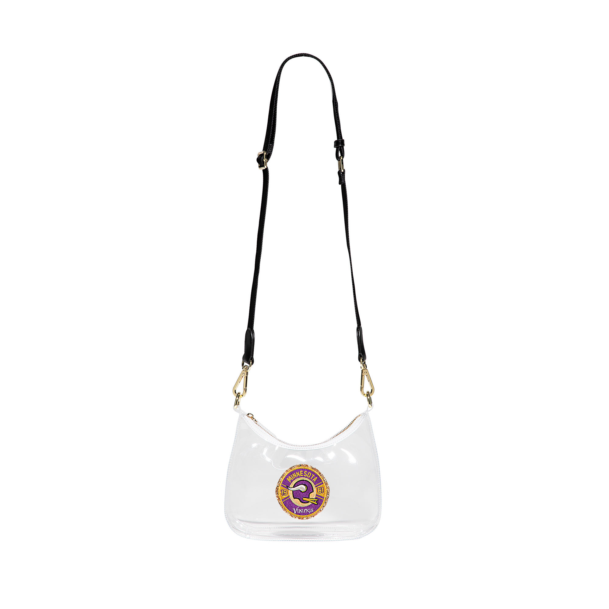 Stoney Clover Minnesota Vikings Clear Curved Crossbody - Image 5
