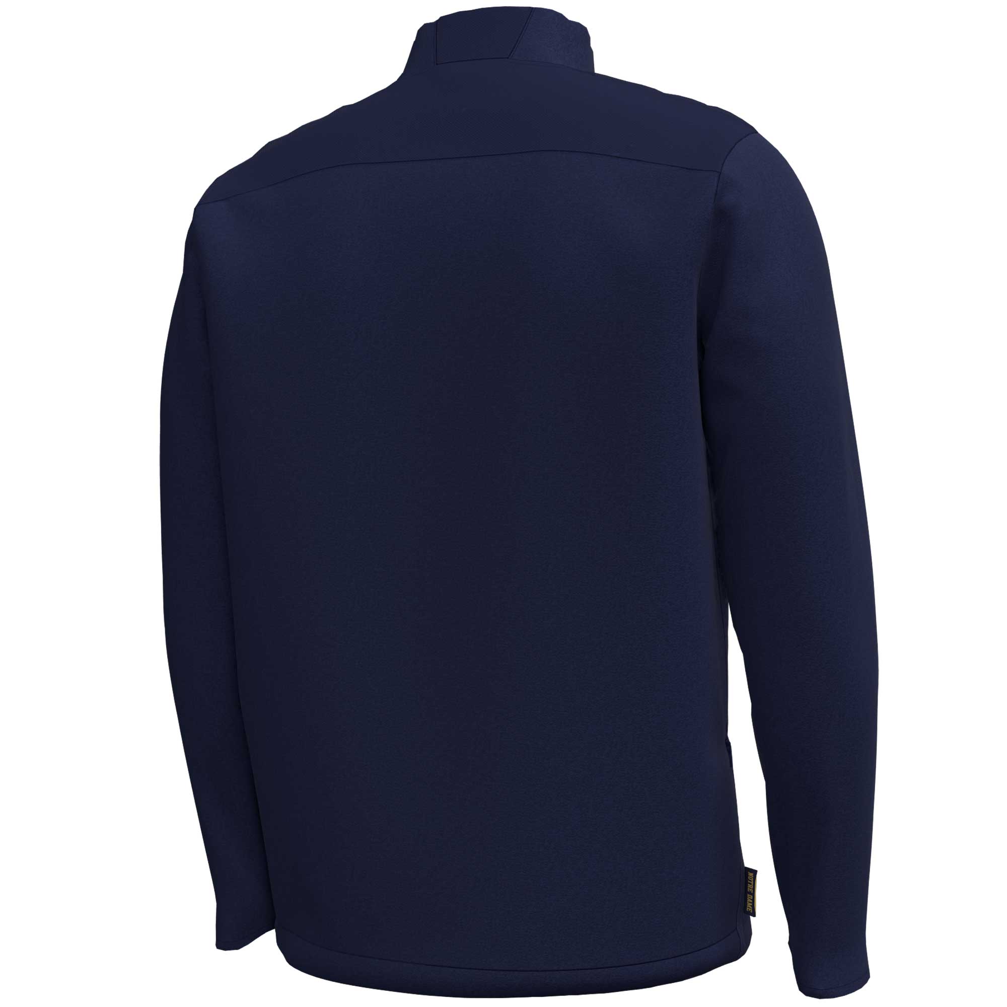 Men's Under Armour Navy Notre Dame Fighting Irish Motivate Quarter-Zip Performance Jacket - Image 7