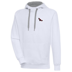 Men's Antigua  White Saint Joseph's Hawks Victory Pullover Hoodie
