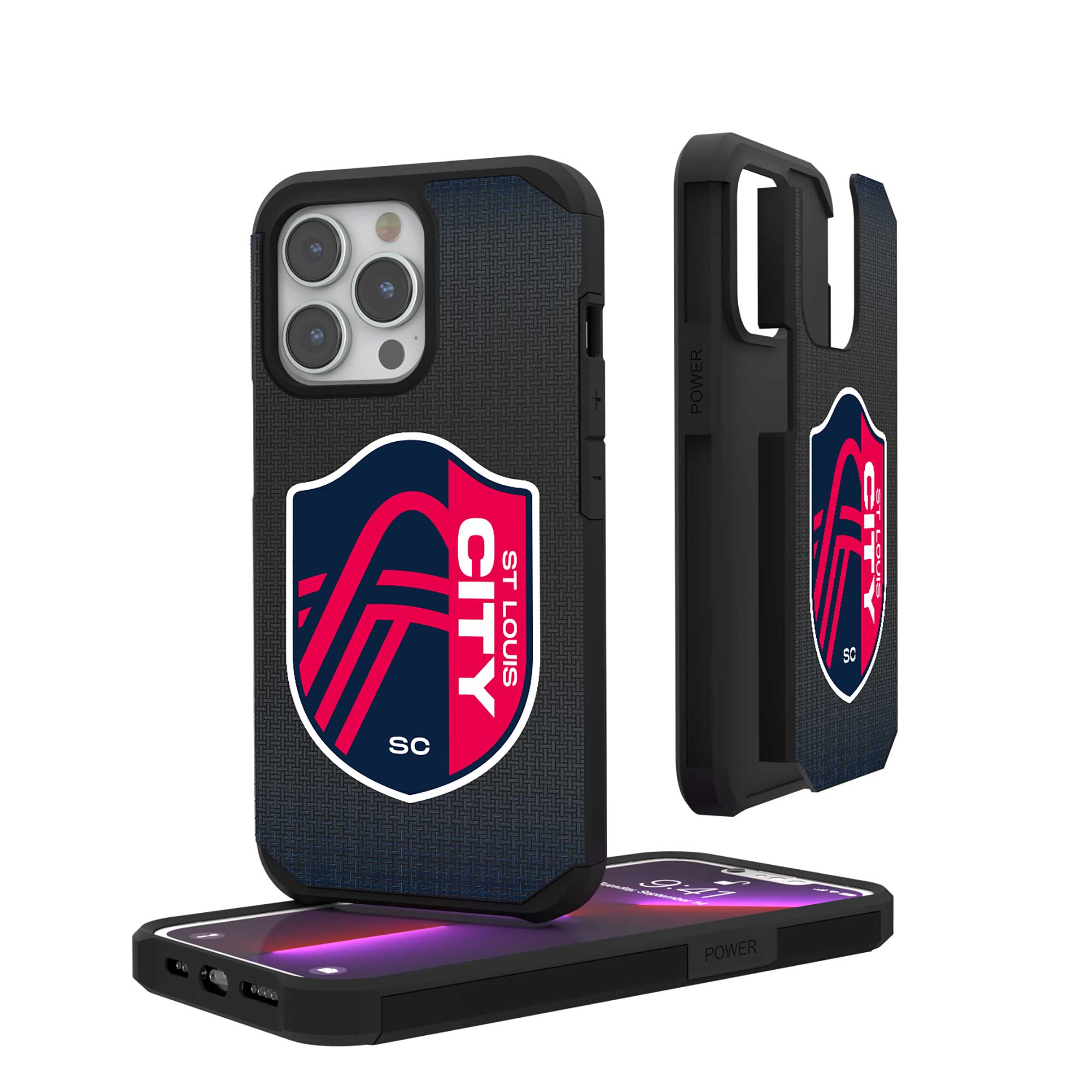 Keyscaper St. Louis City SC Linen Logo iPhone Rugged Case