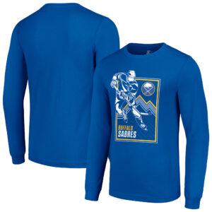 Men's Starter Royal Buffalo Sabres Player Grid Long Sleeve T-Shirt