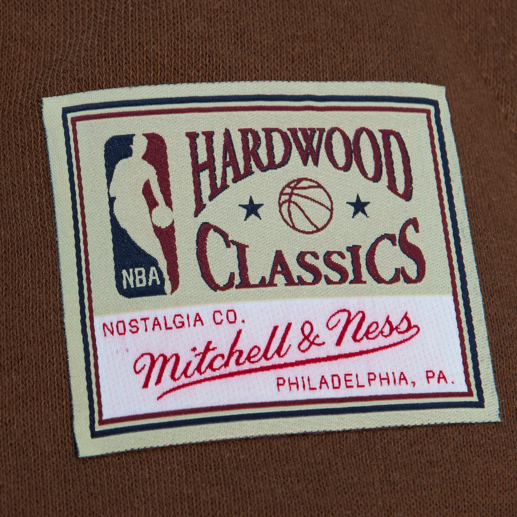 Men's Mitchell & Ness Brown Los Angeles Lakers Hardwood Classics Sugar Bacon Pullover Hoodie - Image 10