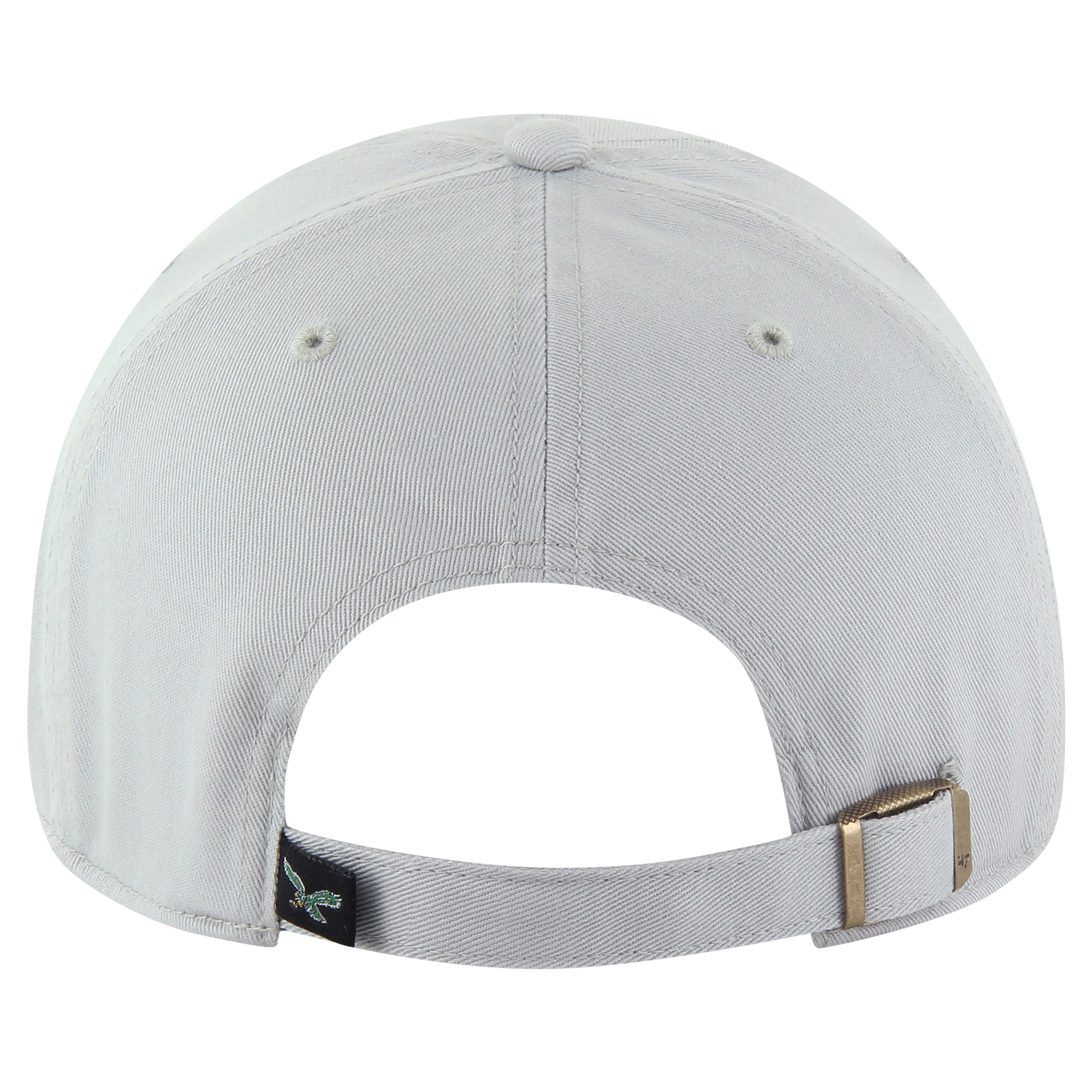 Men's '47 Gray Philadelphia Eagles Clean Up Legacy Adjustable Hat - Image 3