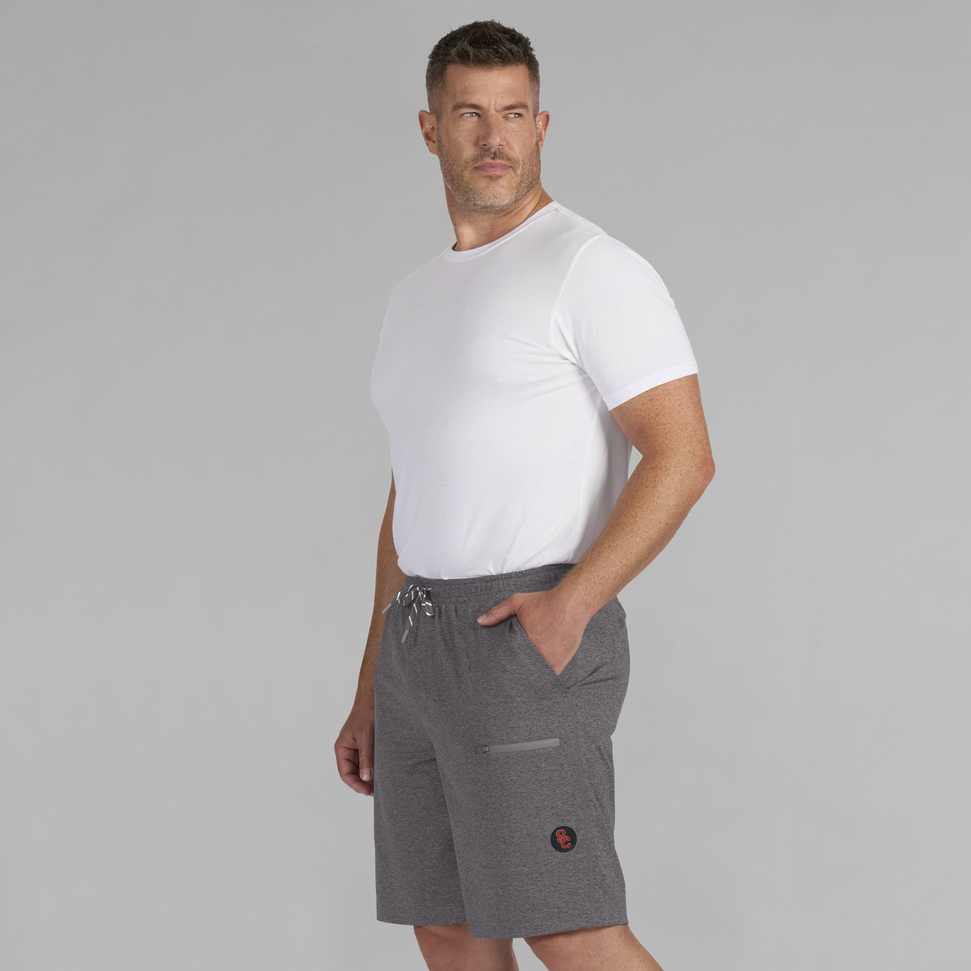 Men's J. Palmer Graphite USC Trojans Home Game Shorts