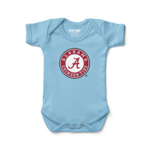 Infant Chad & Jake Light Blue Alabama Crimson Tide Circle Logo Bodysuit