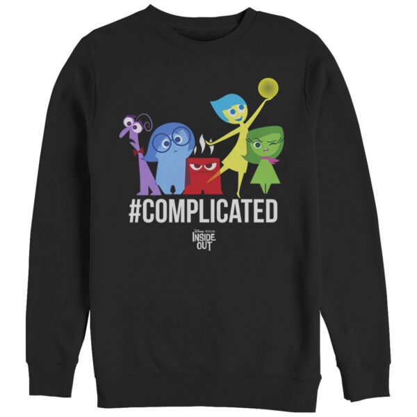 Men's Mad Engine Black Inside Out Complicated Pullover Sweatshirt