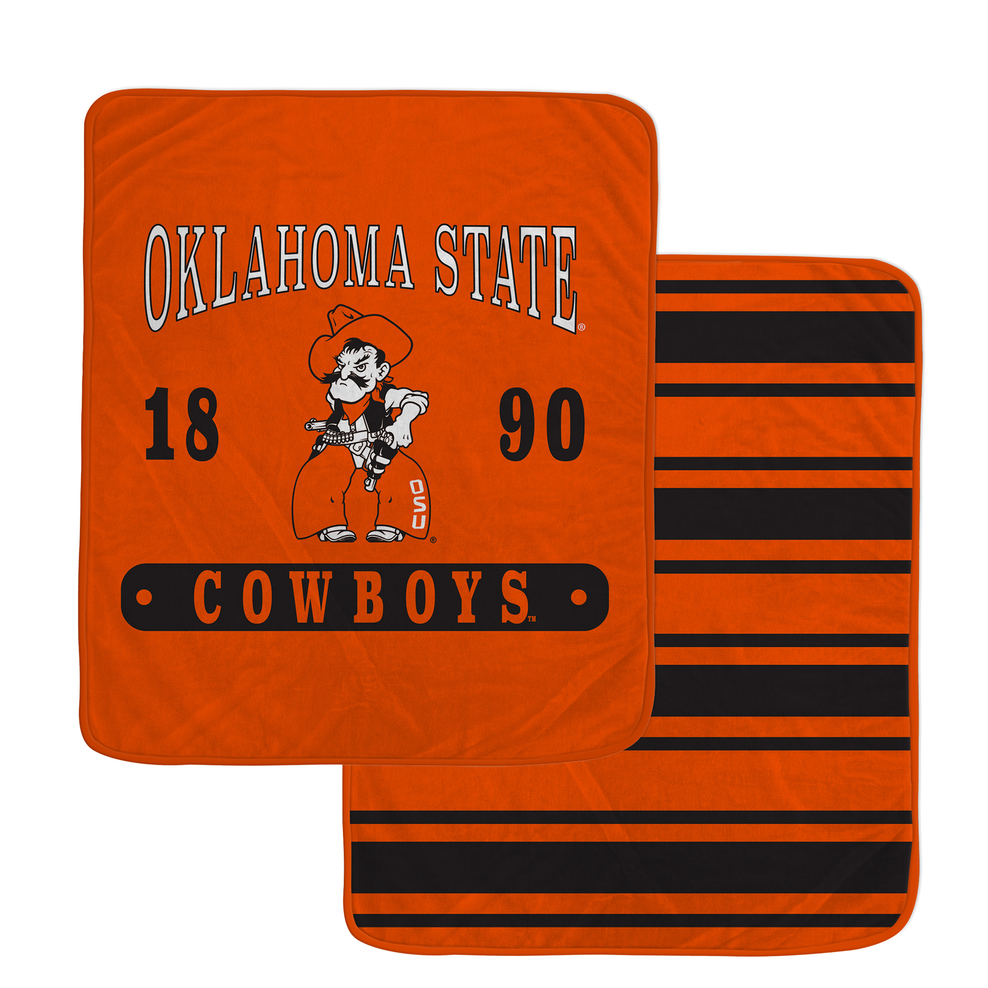 Pegasus Oklahoma State Cowboys 60” x 70” Varsity Plaque Double-Sided Blanket