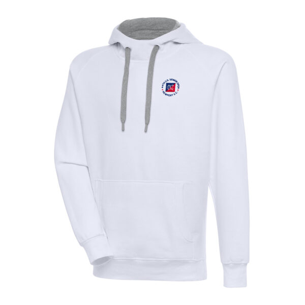 Men's 2024 U.S. Senior Open Antigua White Victory Pullover Hoodie