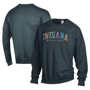 Unisex ComfortWash Gray Indiana Hoosiers Oversized Pullover Sweatshirt