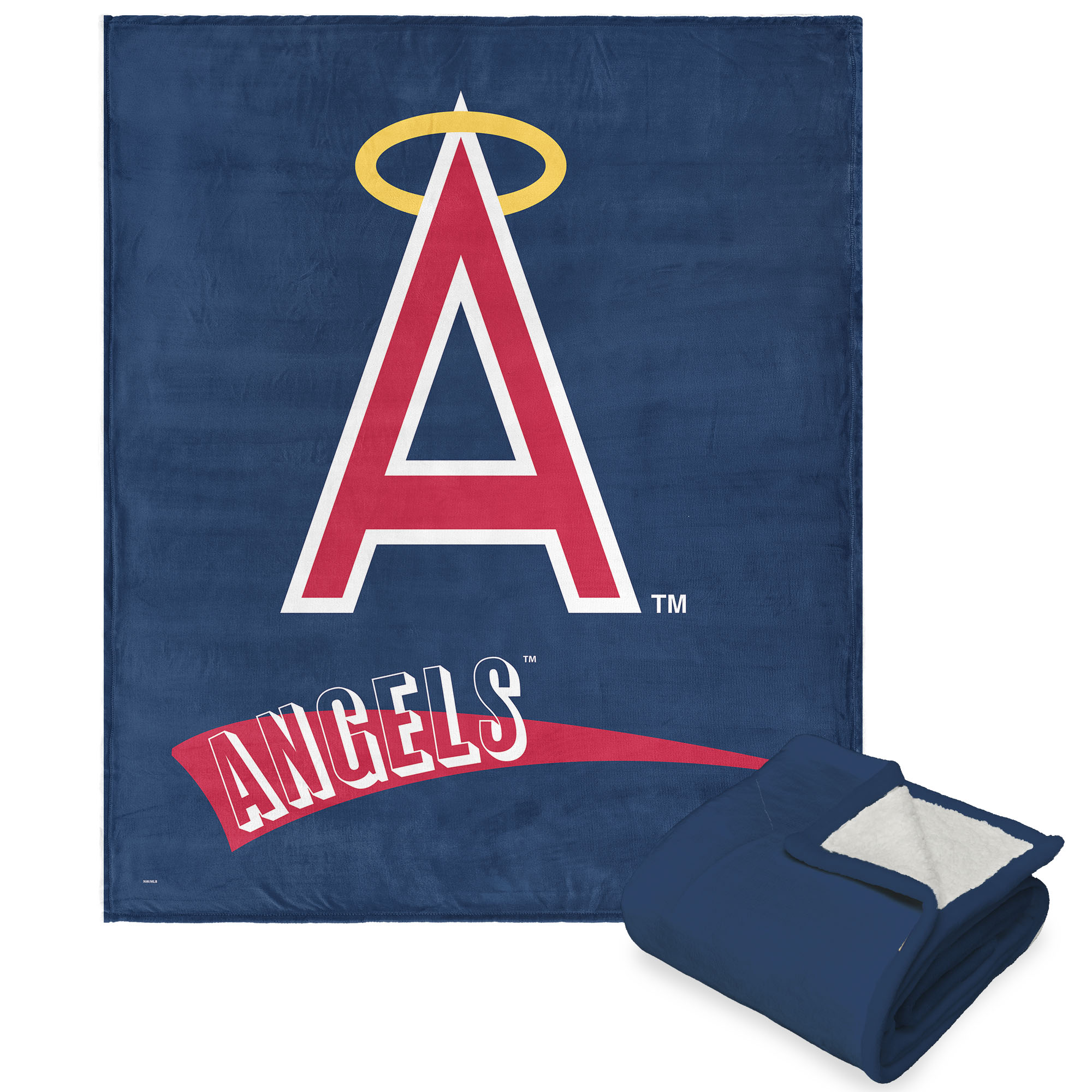 The Northwest Group Los Angeles Angels 50” x 60” Cooperstown Collection Silk Touch Throw Blanket