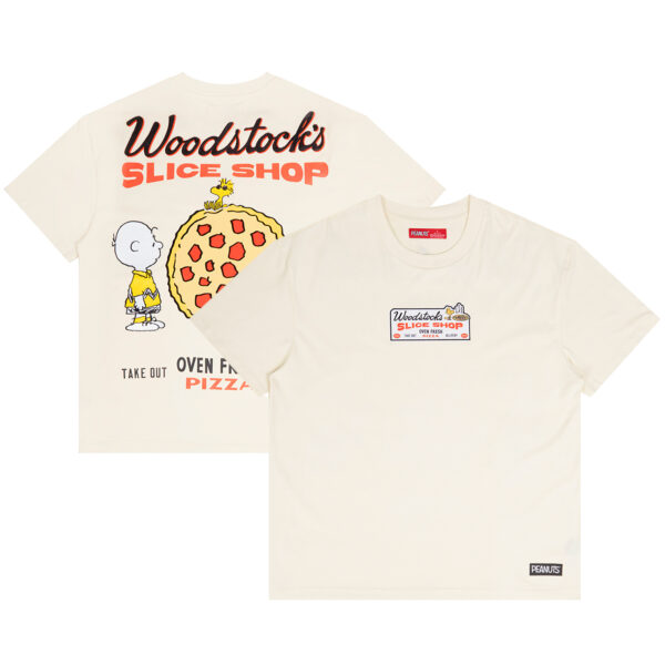 Men's Freeze Max Cream Peanuts Woodstock Slice Shop T-Shirt
