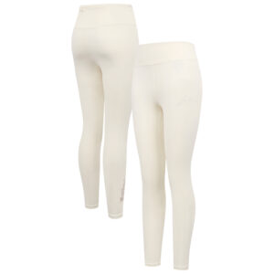 Women's Pro Standard Cream Atlanta Braves Tri-Blend Leggings