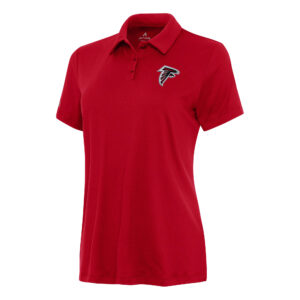 Women's Antigua  Red Atlanta Falcons Reprocess Polo