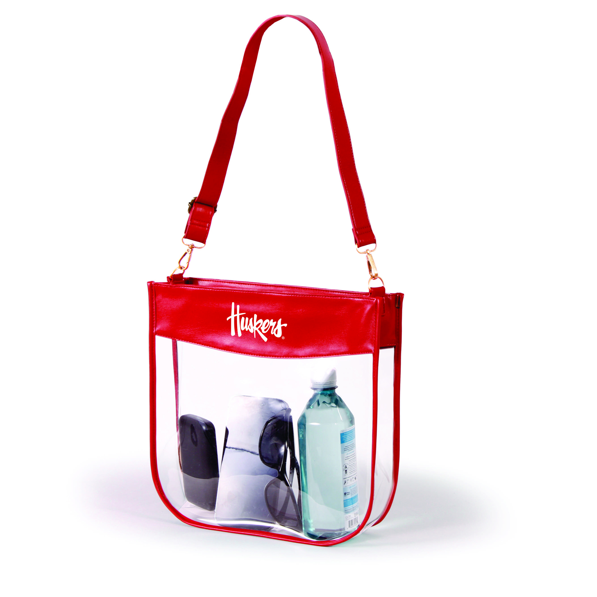 Women's Scarlet Nebraska Huskers Kate Clear Purse