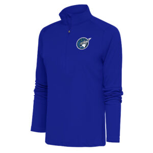 Women's Antigua Blue Minnesota Lynx Tribute Half-Zip Jacket