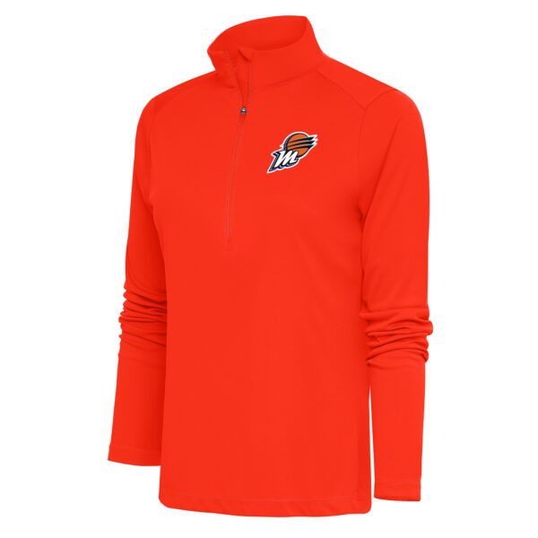 Women's Antigua Orange Phoenix Mercury Tribute Half-Zip Jacket