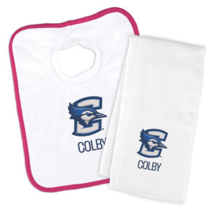 Infant Chad & Jake Creighton Bluejays Team Personalized Bib & Burp Cloth Set
