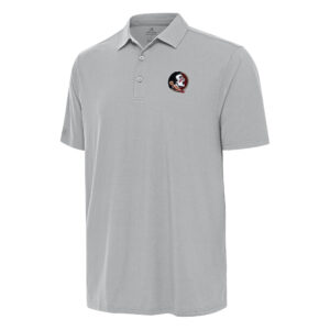 Men's Antigua Gray Florida State Seminoles Era Polo